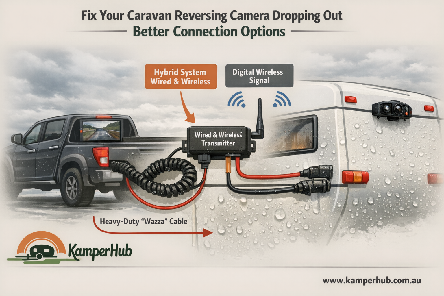 Fix Your Caravan Reversing Camera Dropping Out — Better Connection Options